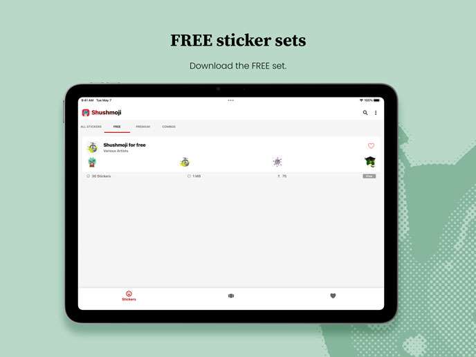Ipad-AppStore-ScreensiPad---5 free WhatsApp chat stickers on iPad