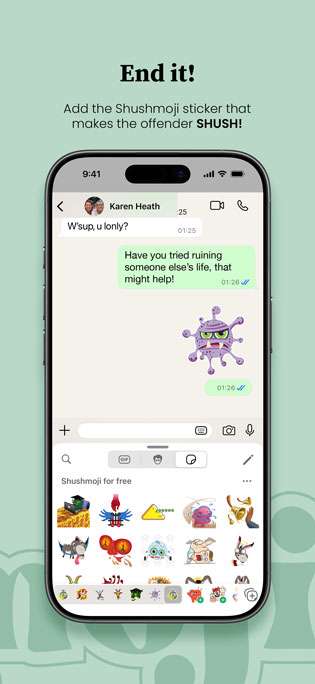 iPhone-App-Store8 Use free Shushmoji chat sticker to end WhatsApp conversation on iPhone